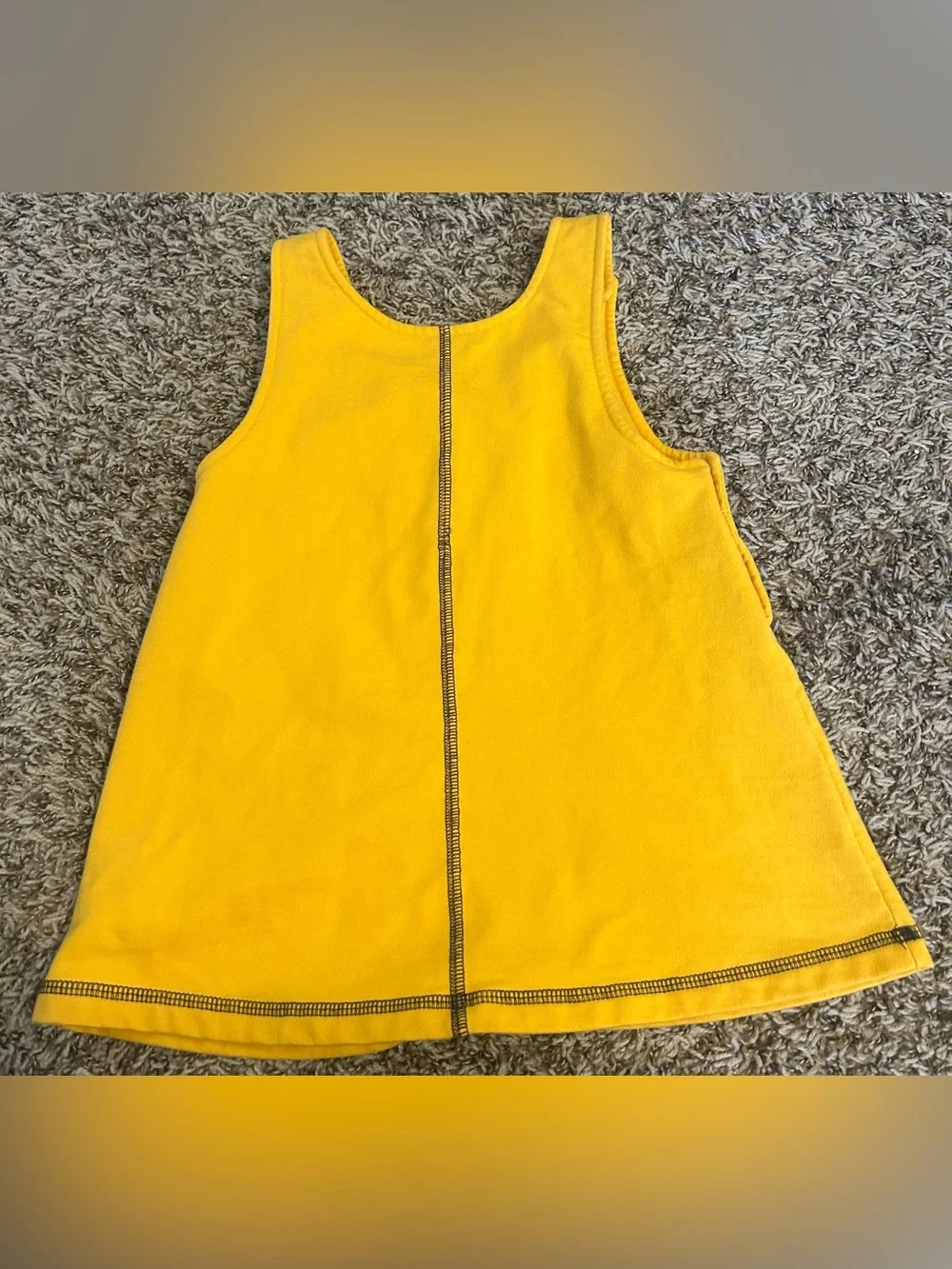 Winnie The Pooh Jumper Yellow Blue Pockets Size 4 Time For New Friends Vintage